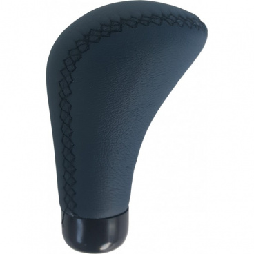 Schalthebelgriff blau/schwarze Nähte