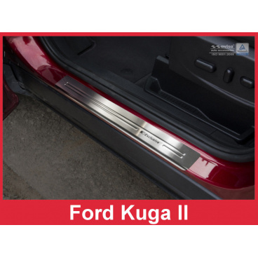 Einstiegsleisten aus Edelstahl, 4 Stück, Ford Kuga II 2012–16 Einstiegsleisten aus Edelstahl, 4 Stück, Ford Kuga II 2012–16