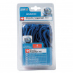 Flexibles Befestigungsnetz mit Haken 42x42 cm - blau