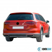 Edelstahlstreifen mit Klebestreifen über dem Nummernschild Omtec WV Passat Kombi 2010-15, Dacia Duster 2018+