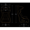 Fotel Sportowy Bimarco Phantom Welur Black FIA