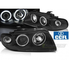 Audi A4 11.1994-12.1998 Angel Eyes CCFL schwarze klare Frontscheinwerfer
