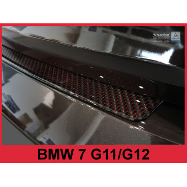 Carbonabdeckung - Schwellenschutz für die hintere Stoßstange BMW 7 G11, G12 2015-16