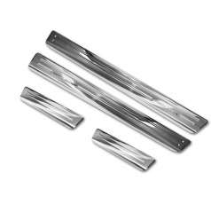 Einstiegsleisten Dacia Duster II 2018+ Edelstahl matt 4-tlg