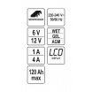 Ladegerät 4A 6/12V PB/GEL LCD-Display
