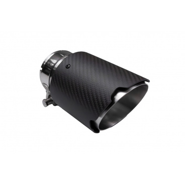 Endrohrdämpfer 89mm Eingang 70mm Carbon Matt