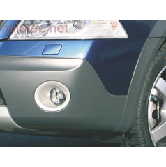 Nebelscheinwerferrahmen – ABS silber, Škoda Octavia II RS
