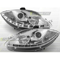 SEAT LEON 2005-09 FRONT KLARLICHT LED-TAGESLICHT CHROM