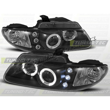 CHRYSLER VOYAGER 1996–01 KLARES VORDERE LICHT ANGEL EYES SCHWARZ CHRYSLER VOYAGER 1996–01 KLARES VORDERE LICHT ANGEL EYES SCHWARZ