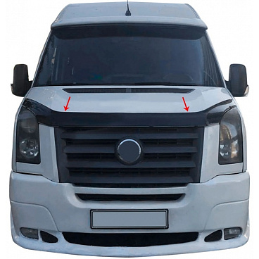 Fronthaubenabweiser VW Crafter 2006-18 Fronthaubenabweiser VW Crafter 2006-18