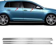 Edelstahl-Fensterzierleiste VW Golf VII HTB 2012-19 4-tlg