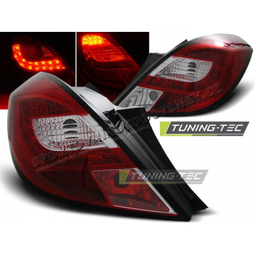 OPEL CORSA D 3D 04.2006 – LED-HECKLEUCHTEN ROT WEIß OPEL CORSA D 3D 04.2006 – LED-HECKLEUCHTEN ROT WEIß