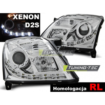 OPEL VECTRA C 04.2002-08.2005 VORDERE KLARLEUCHTEN, TAGESLICHT, LED-Tagfahrlicht, D2S, CHROM