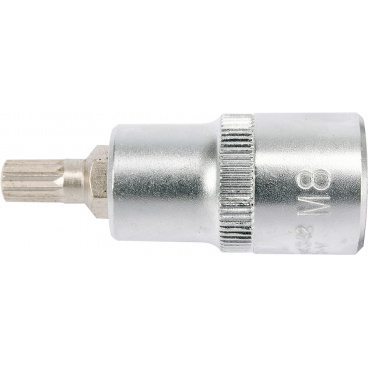 Verlängerung 1/2" Bit Vielzahn M8 55 mm Verlängerung 1/2" Bit Vielzahn M8 55 mm