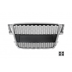 Grill Audi A5 8T Silber & Schwarz PDC