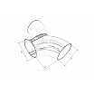 Y-Rohr Auspuffrohr 2,5"-2,5" 63mm