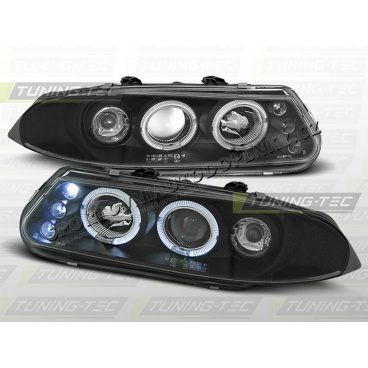 ROVER 200 FRONTKLARLEUCHTEN ANGEL EYES SCHWARZ