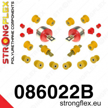 Honda Civic 1992-95 StrongFlex Silentblock-Baugruppe für Hinterachse, nur 22 Stück Honda Civic 1992-95 StrongFlex Silentblock-Baugruppe für Hinterachse, nur 22 Stück