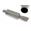 TurboWorks Edelstahl-Sportauspuff (Einlass 57 mm, Endrohr 77 mm)