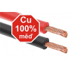 Starterkabel 200 A 2,5 m Reißverschlusstasche 100 % Kupfer