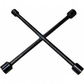 Klíč na kola křížový černý 17,19,21 a 23 mm