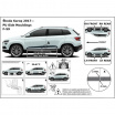 Seitenschutzleisten für Türen, Škoda Karoq, 2017+
