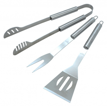 Grillbesteck-Set bestehend aus 3 Textilbeuteln Grillbesteck-Set bestehend aus 3 Textilbeuteln