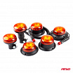 Warnleuchte W21m Magnet / 3 Schrauben R65 R10 18LED 12/24V IP56