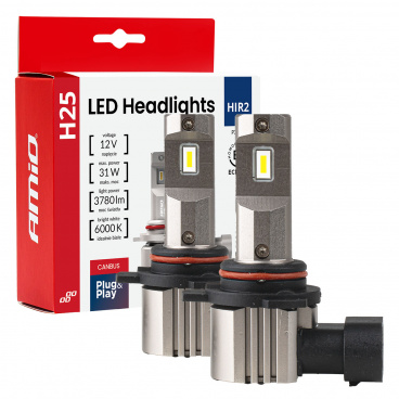 LED-Autolampen Serie H25 CANBUS HIR2 9012 12V 31W AMIO-04716 LED-Autolampen Serie H25 CANBUS HIR2 9012 12V 31W AMIO-04716