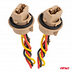 Sockel der Lampenfassung T20 LED 12V W21/5W WY21/5W W3x16q 7443 2 Stk.