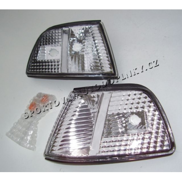 Transparente Blinker für Honda Civic 1990–92, 2 Stück – neues Design