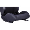 Sport verstellbarer Sitz Race Sport Stoff schwarz (ohne Logo)