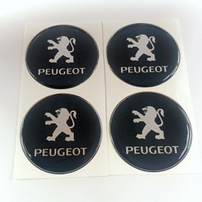 Peugeot Emblem Durchmesser 55 mm 4 Stk