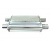 Mittelschalldämpfer 76mm TurboWorks LT 304SS 355mm