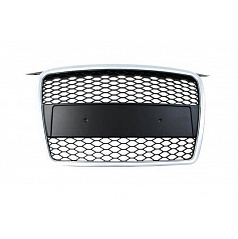 Grill Audi A3 8P RS-Stil Silber-Schwarz