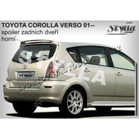 TOYOTA COROLLA VERSO 04+ Heckspoiler. obere Tür TOYOTA COROLLA VERSO 04+ Heckspoiler. obere Tür