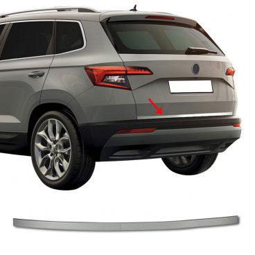 Edelstahl-Kofferraumkantenverkleidung Omtec Škoda Karoq 2017+ Edelstahl-Kofferraumkantenverkleidung Omtec Škoda Karoq 2017+