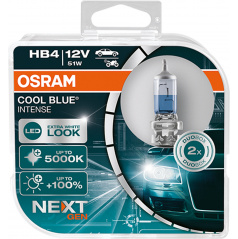 Leuchtmittel Osram HB4 12V 51W P22d Cool Blue INTENSE NextGeneration 5000K +100% 2 Stk