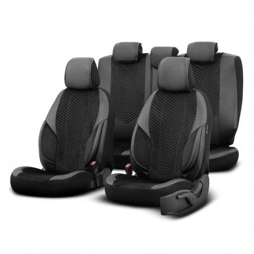 OTOM ADVANCED 204 BLACK BABYFACE 3-ZIP Autositzbezug-Set