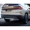 Dummy Auspuffblenden Alu Brush Škoda Kodiaq II 2024+