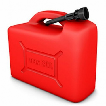 Kunststoff-Kraftstoffkanister 20 L rot