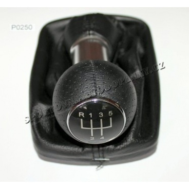 Kompletter Schalthebel Audi A3, S3 1995-99 5 Gang. schwarzes Leder