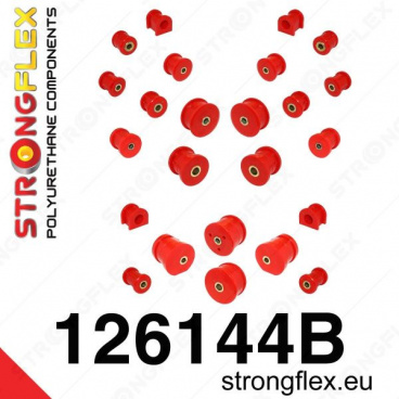Mitsubishi Lancer Evolution Evo VII-VIII-IX StrongFlex kompletter Satz Silentblöcke 24-tlg