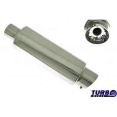 TurboWorks Sportauspuff mit runder Spitze (60 mm Einlass)