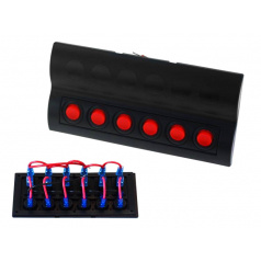 Panel 12V / 24V (6 wasserdichte Schalter mit IP68-Zertifikat) II