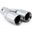 Sport-Edelstahl-Doppelende 2x74 mm