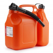 Benzinkanister zweikammerig aus Kunststoff 6L + 2,5L AMIO-03208