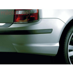 Skoda Fabia Combi/Sedan Facelift Heckstoßstangenverlängerung 2 Stück, ABS-schwarz