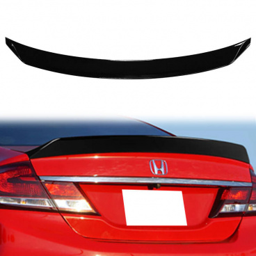 Heckflügel Honda Civic IX FB Glänzend Schwarz ABS