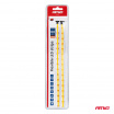 LED COB-Streifen für Auto orange 2x30cm 12V AMIO-04572